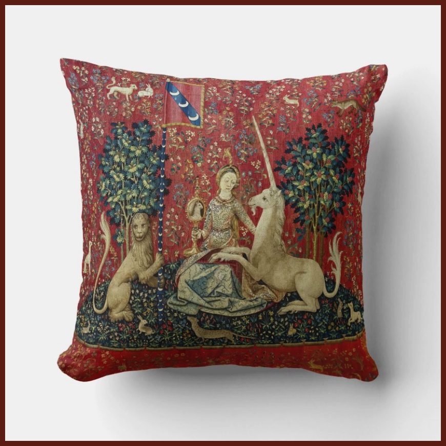 Unicorn Tapestry "Sight" Pillow